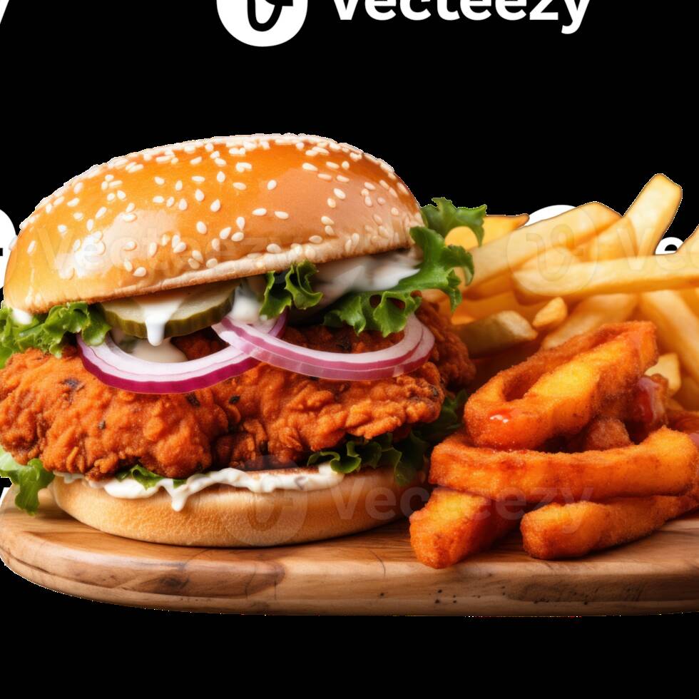 HAMBURGUESA DE TENDER DE POLLO