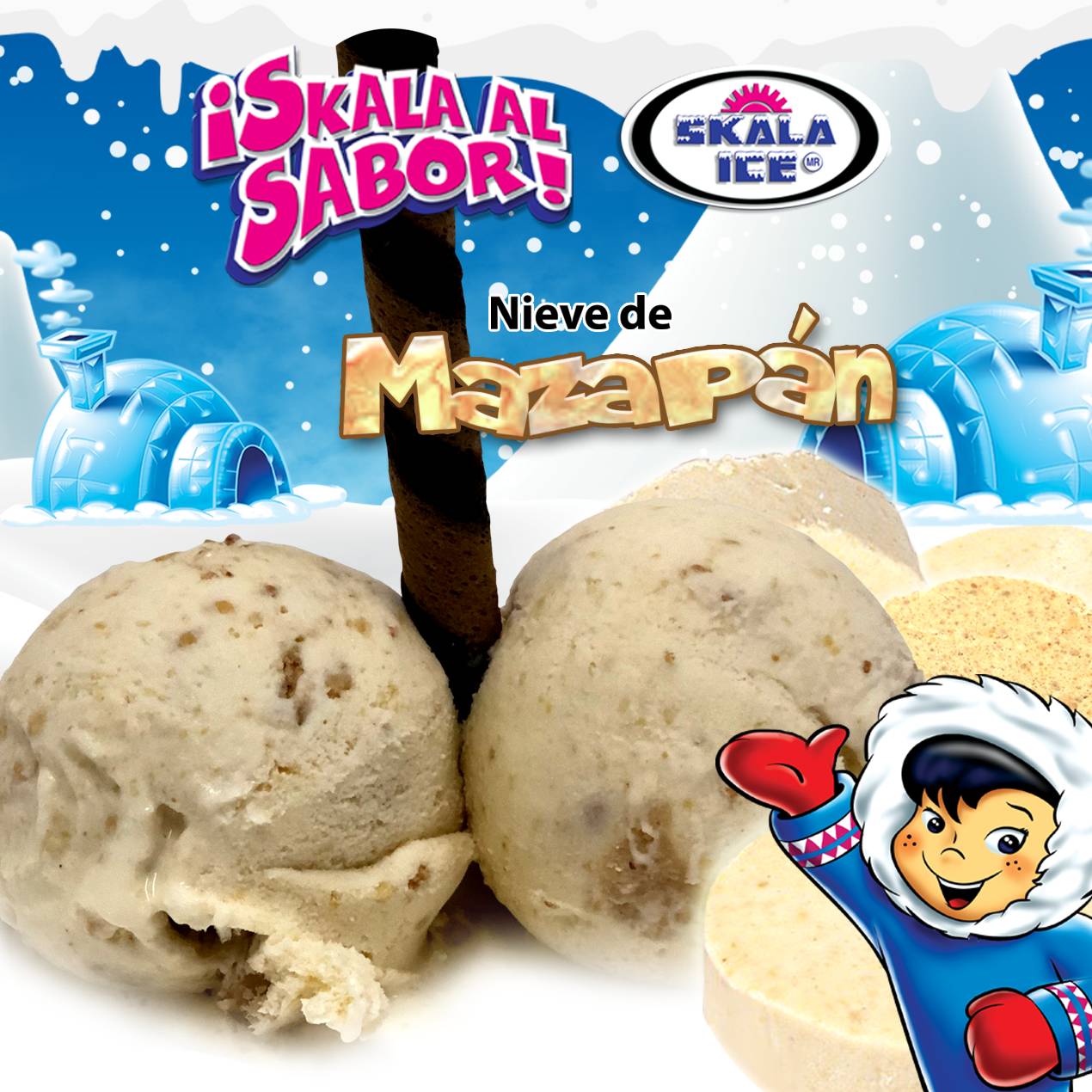 Helado de Mazapán 1/2 Litro