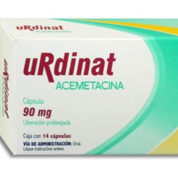Urdinat (Acemetacina) 90 Mg Caja con 14 Cápsulas