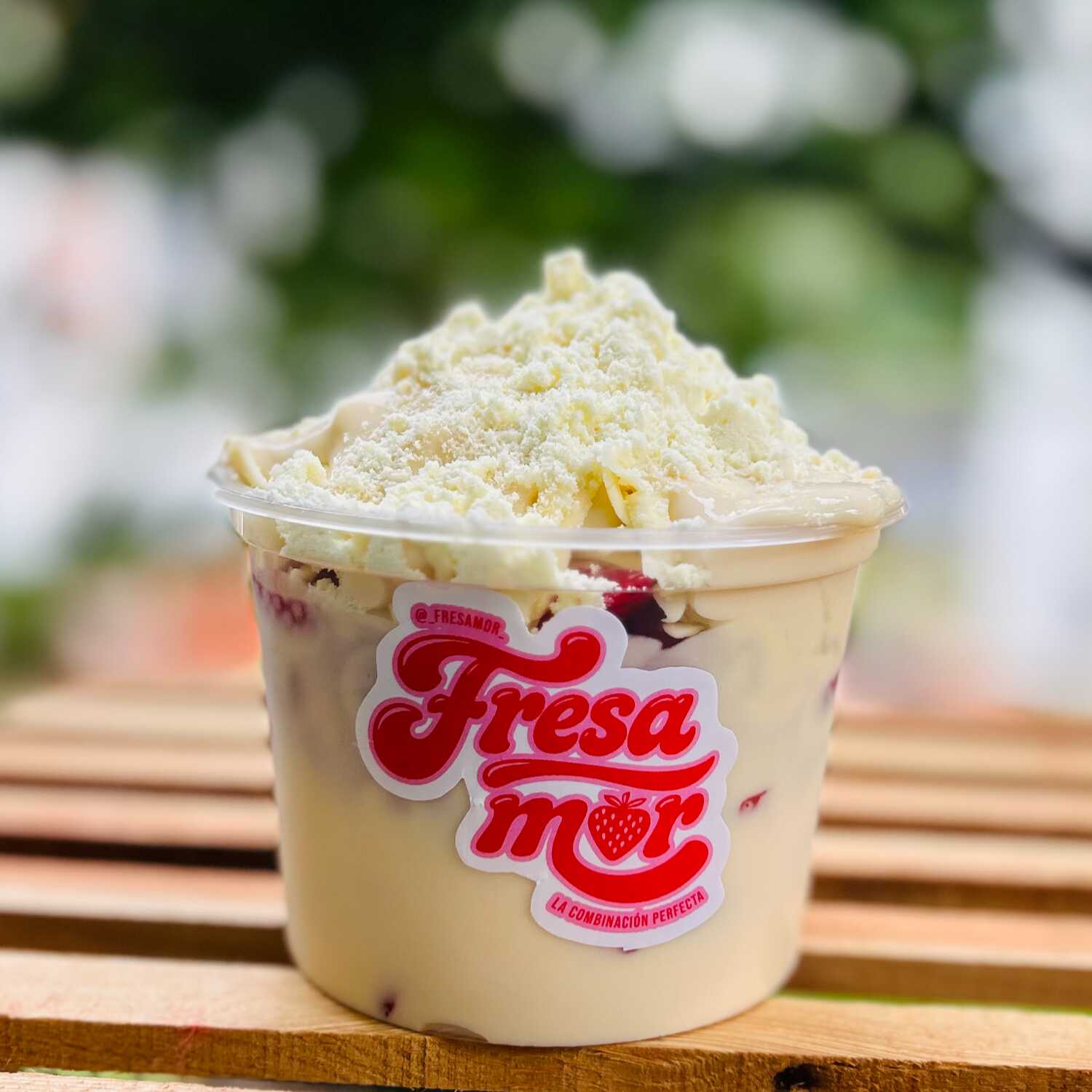 16 Oz Fresamor Nevado.
