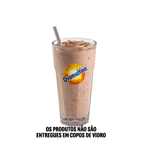 O novo McShake é feito com leite e batido na hora com o delicioso Ovomaltine