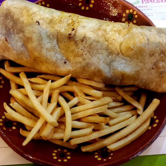 Burrito más Papas