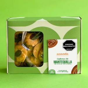 Galleta Mantequilla y Arequipe 0% Azúcar Añadida