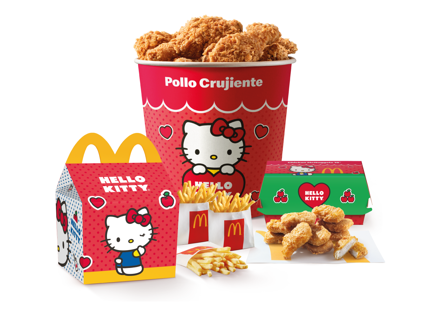 Banquete Hello Kitty x6 pc+ Happy Meal