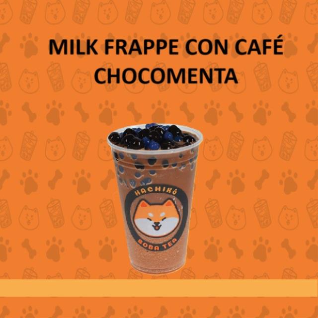 MILK FRAPPE CON CAFÉ CHOCOMENTA