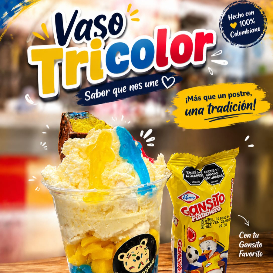 Vaso Tricolor