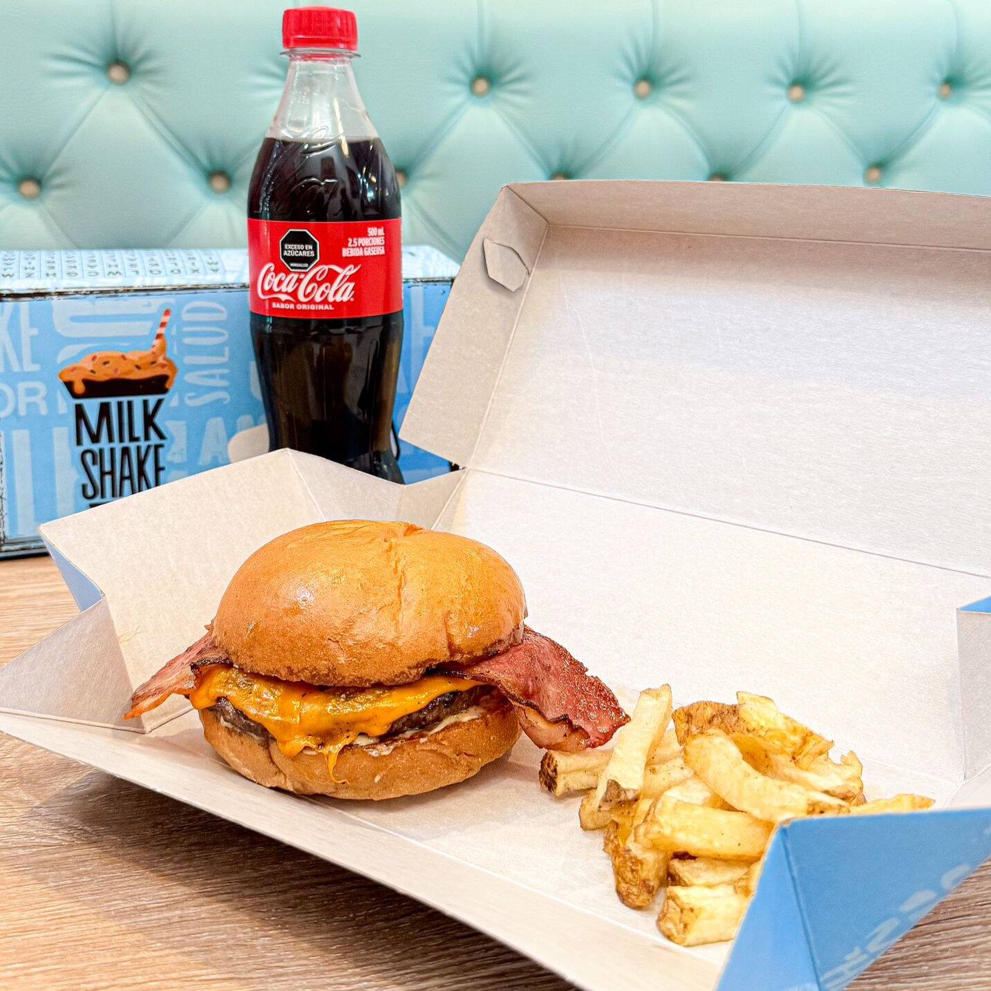 Smash burger combo