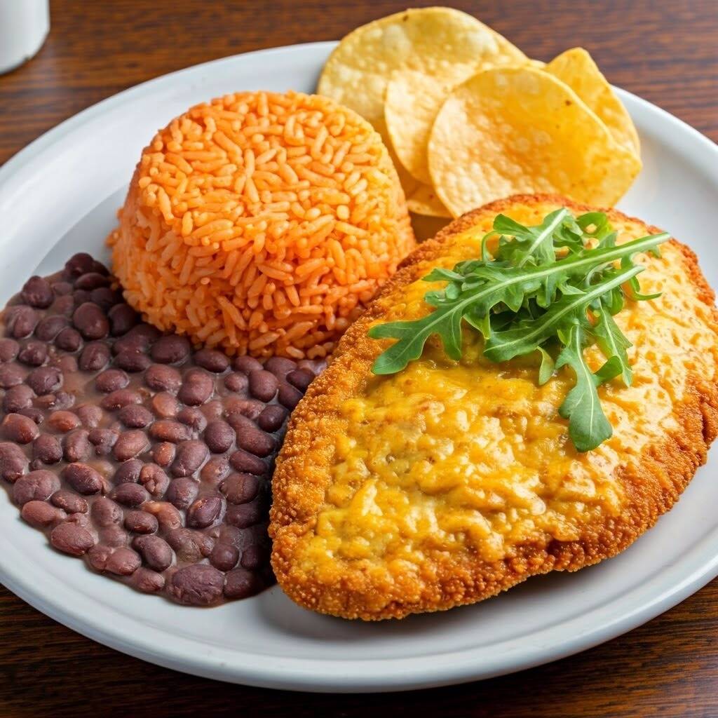 Milanesa Acompañada de Guarniciones 👨🏼🍳