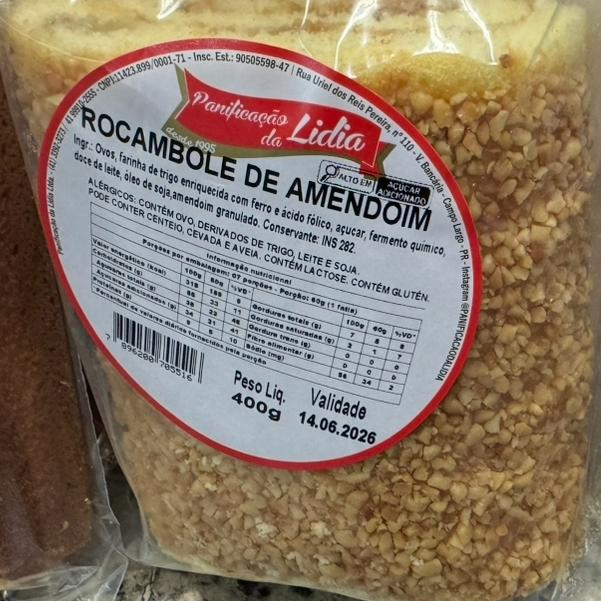 Rocambole de Amendoim 400g.