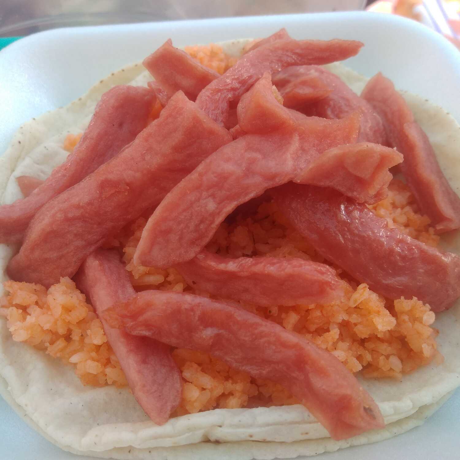 Tacos de Salchicha Frita
