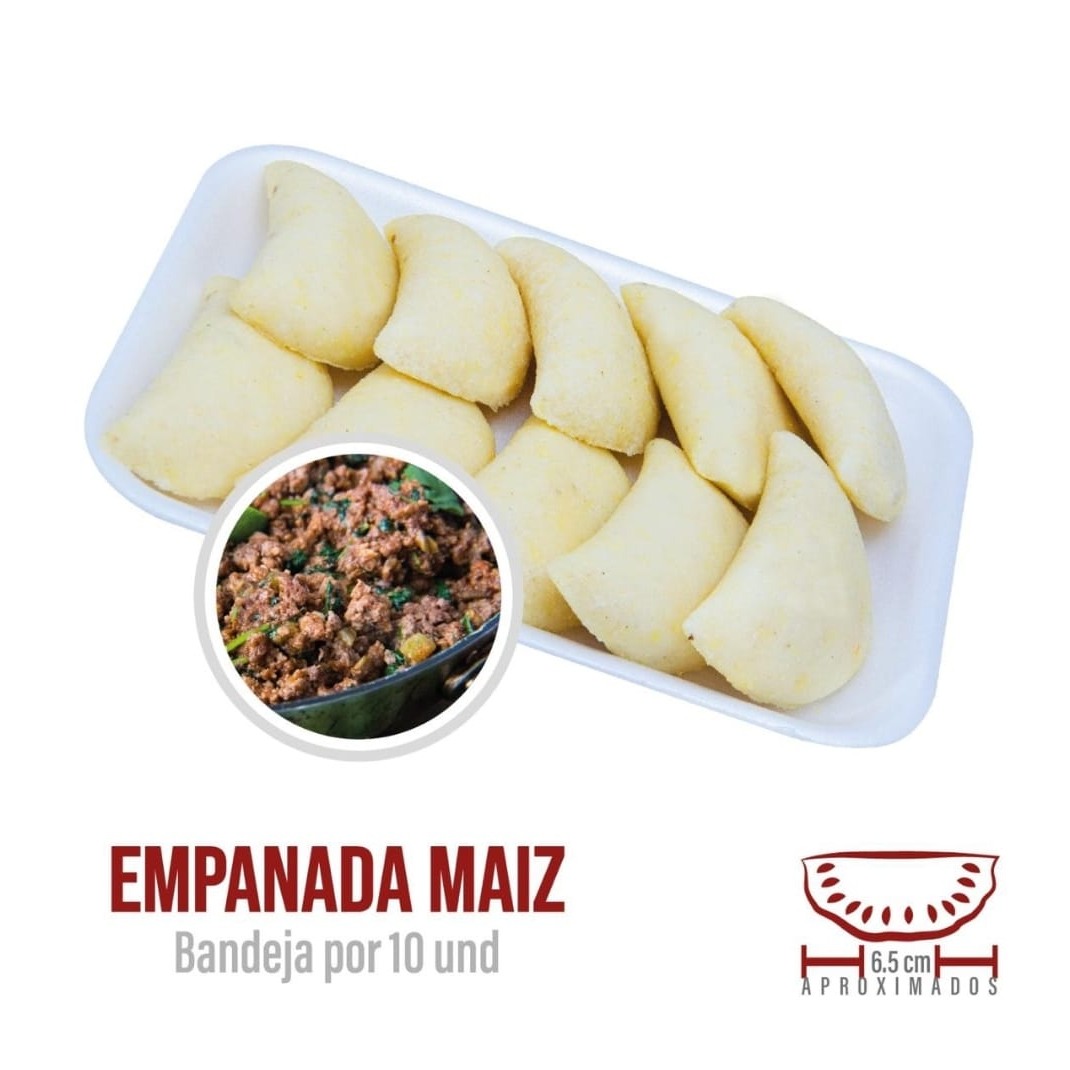 BANDEJA EMPANADAS MAIZ CARNE