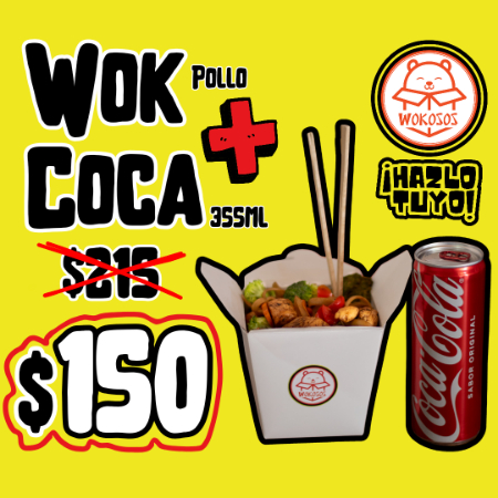 Combo Wok Pollo + Coca