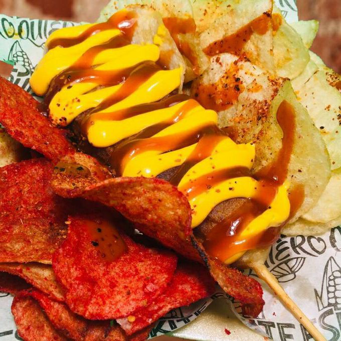 Banderilla Salchicha y Papas Mix