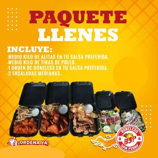 Paquete Llenes