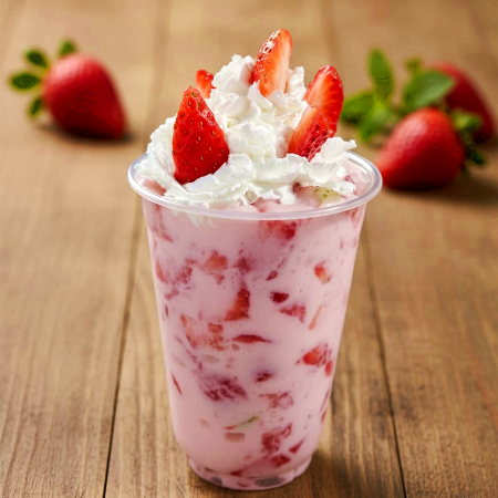 Fresas con Crema Vaso 10 Oz (296ml)