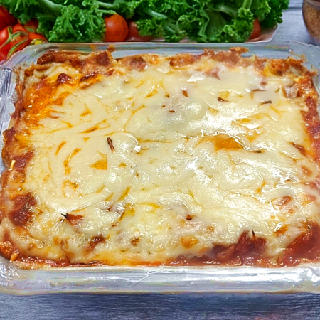 Lasaña Boloñesa de carne