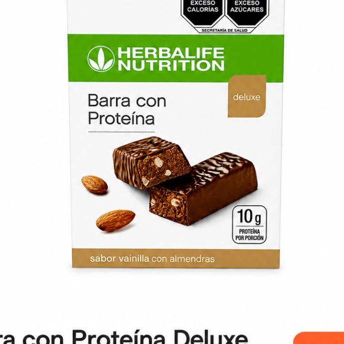 Barra Proteina Deluxe Sabor Vainilla con Almendras