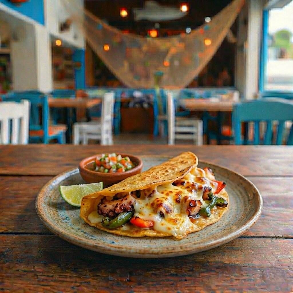 Tacos Gobernador de Pulpo