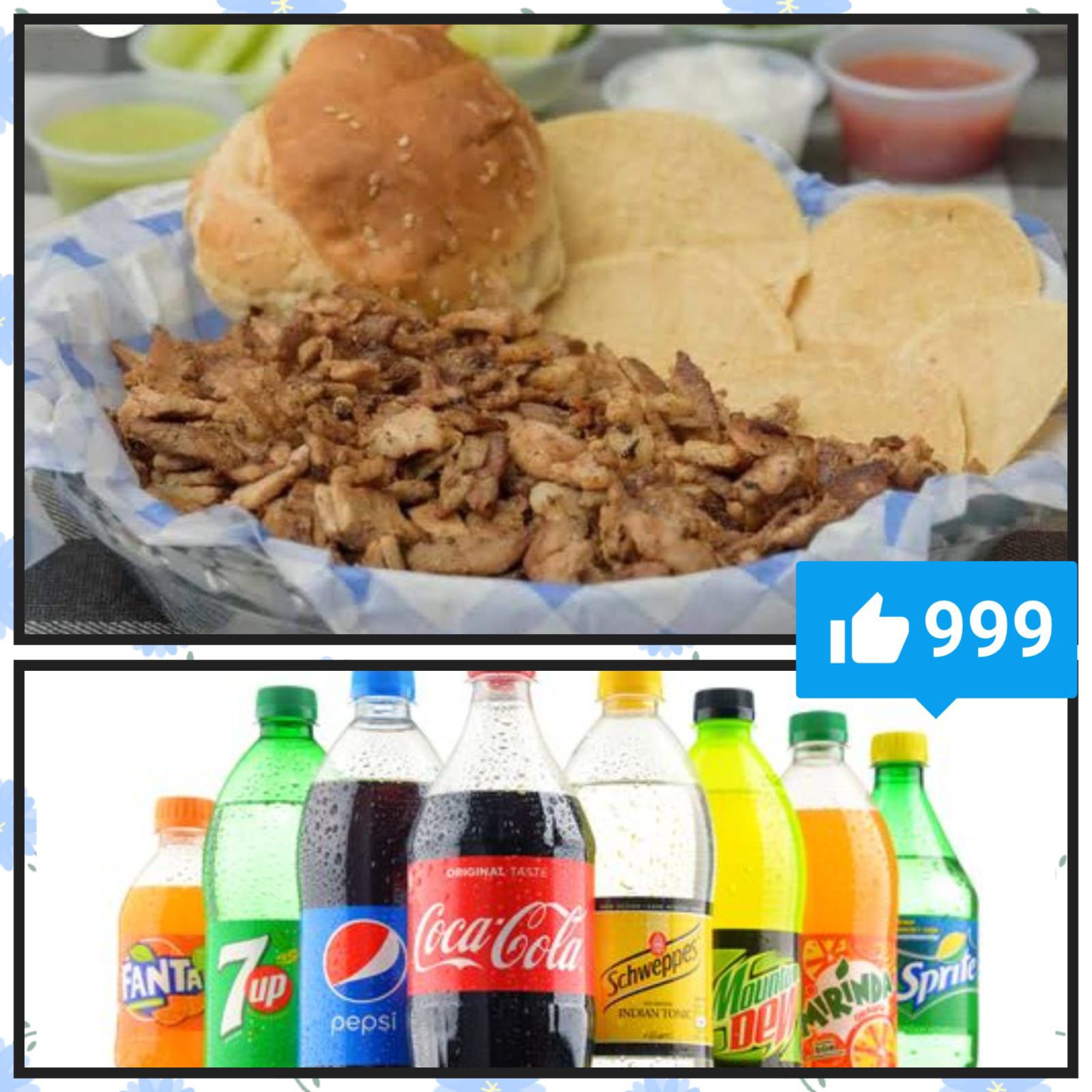 Kilo de Asada en Trozo (peso en crudo) y refresco