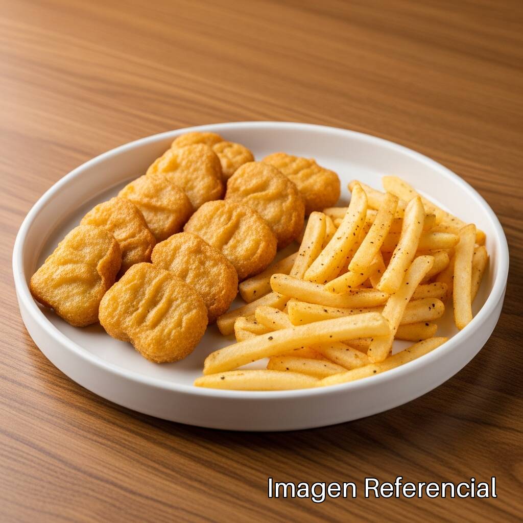 Combo Nuggets Compartir (20 pzas + Papas Grandes)