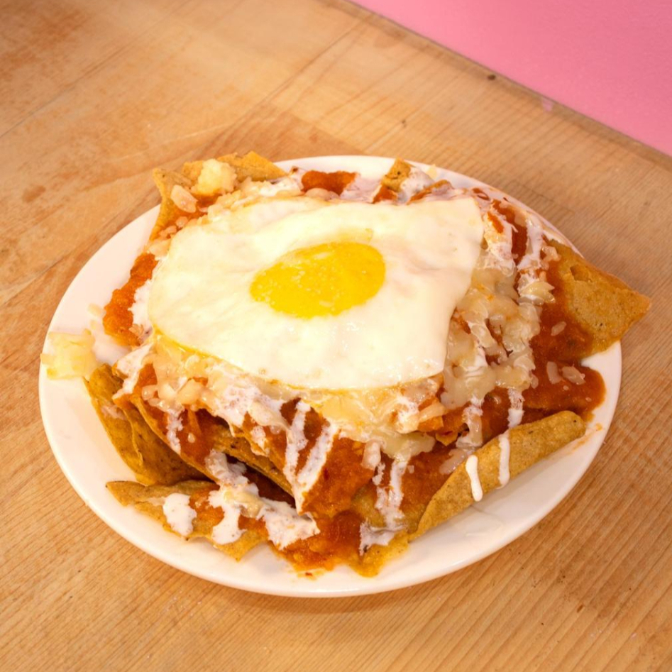 Chilaquiles con huevo