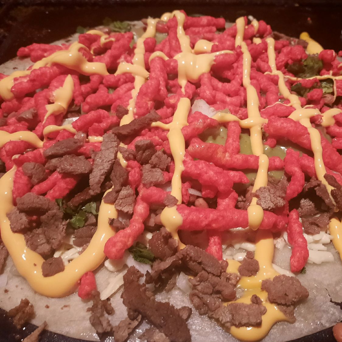 Mega Mula Asada Flamín 40cm