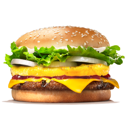 Burger Hawaiana con Papas