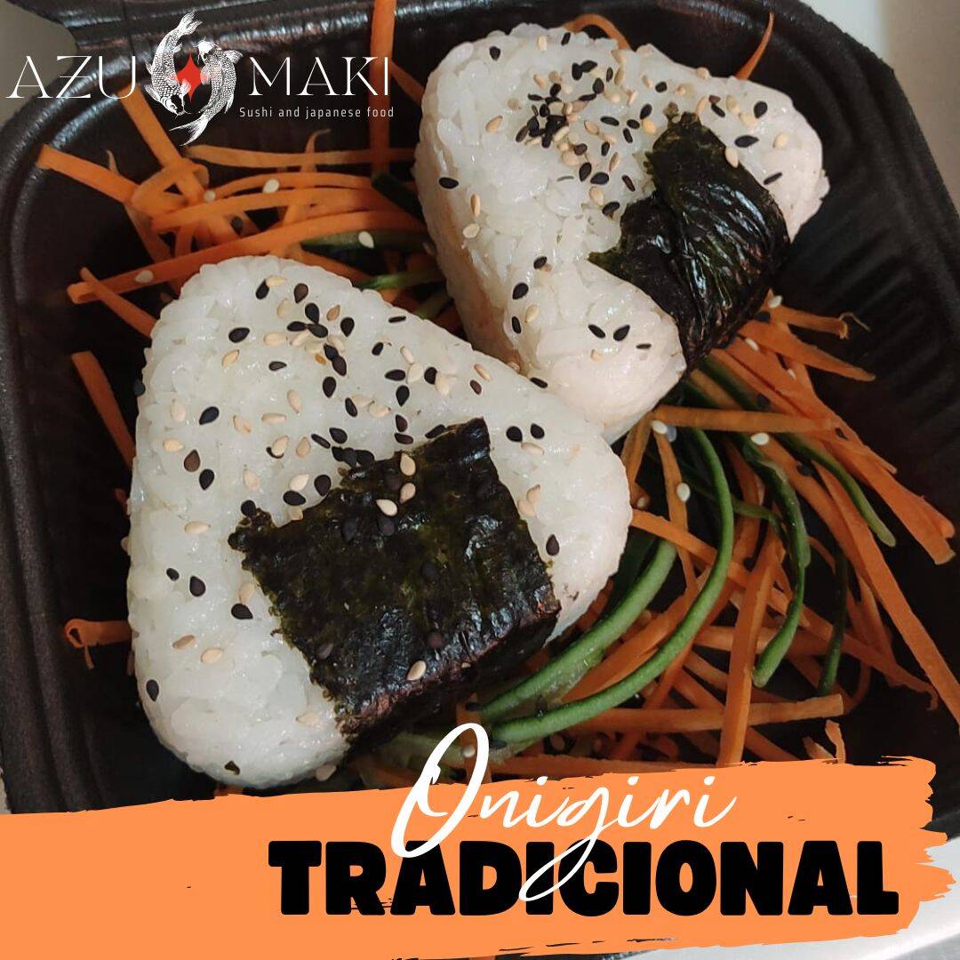 Onigiri Carne, Pollo, Tocino y Queso Crema.