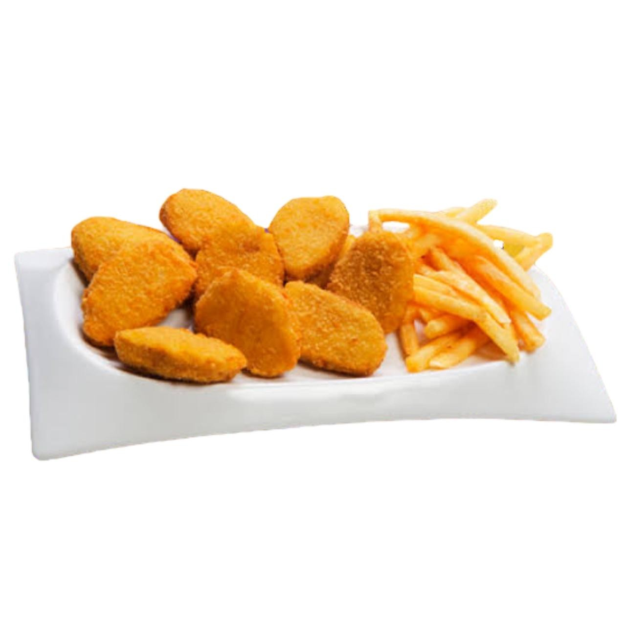 NUGGETS CON PAPAS A LA FRNACESA