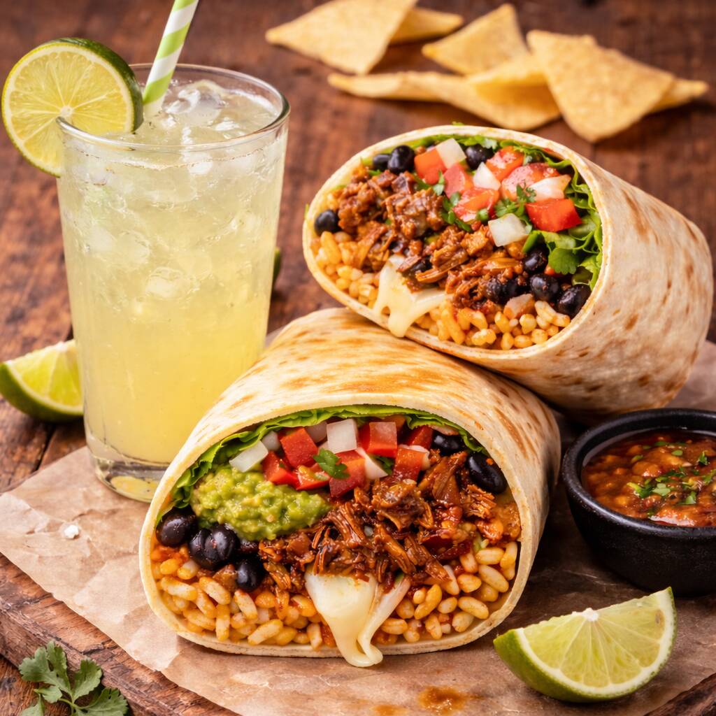 Burrito Gula + Limonada Natural