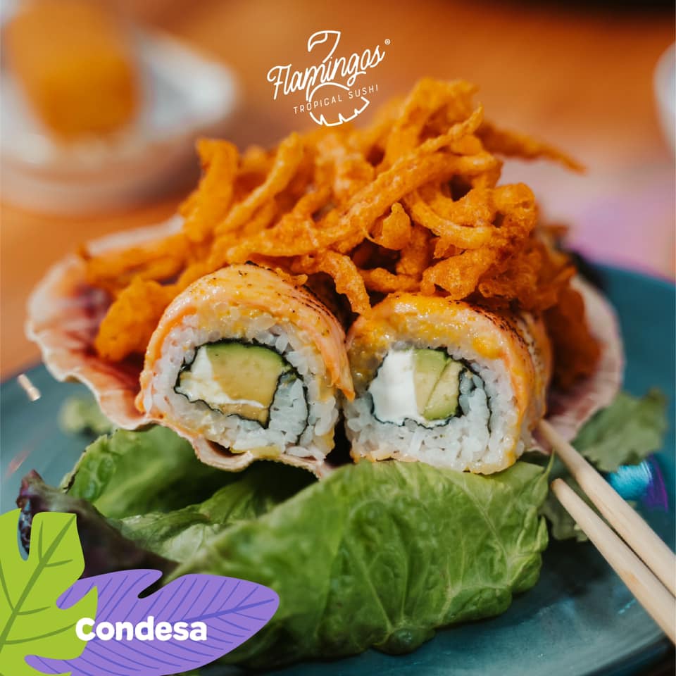 Flamingos Tropical Sushi