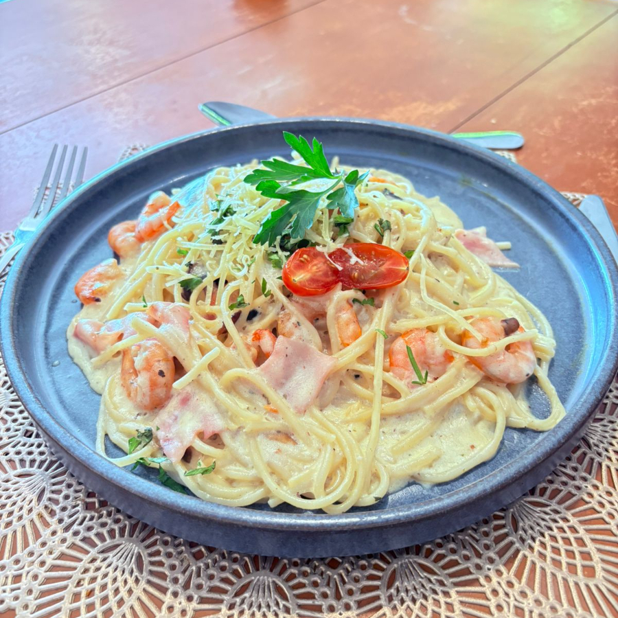Pasta Alfredo con Arrachera
