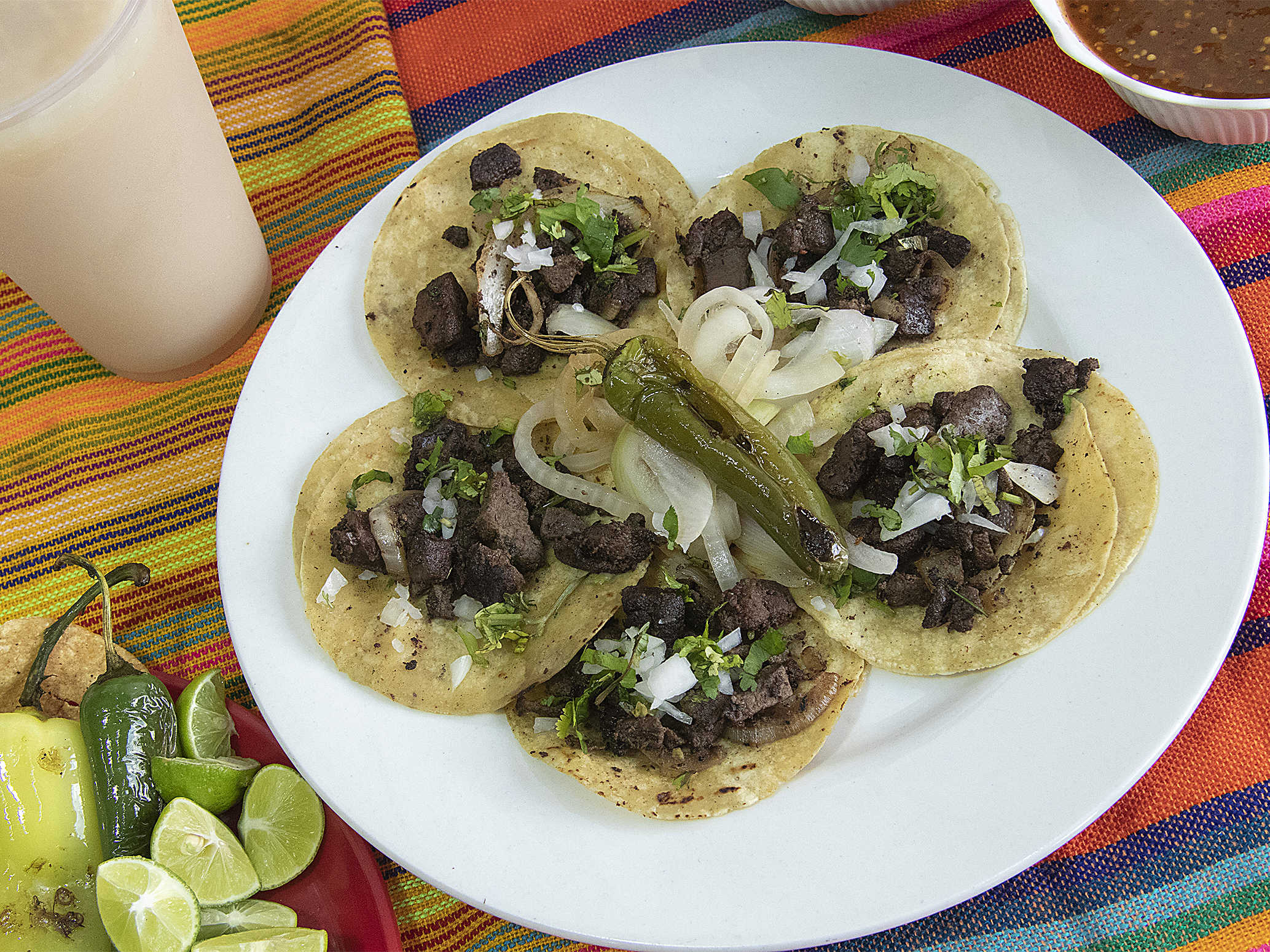 Tacos de Hígado Encebollado