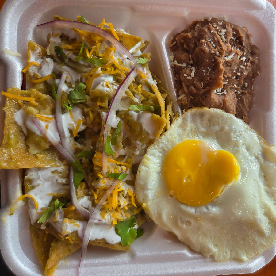 Chilaquiles ejecutivos