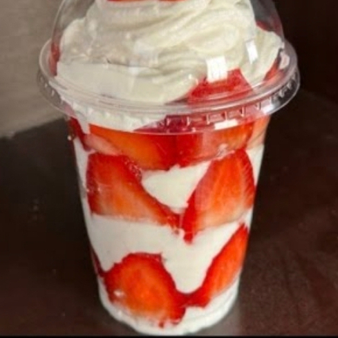 Fresas com crema