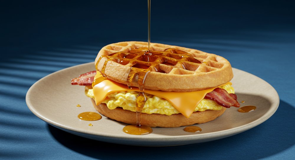 Egg & Bacon Pandewaffle