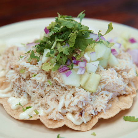 Tostada de Jaiba