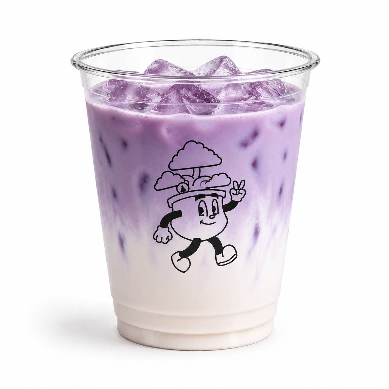 Taro Latte Helado
