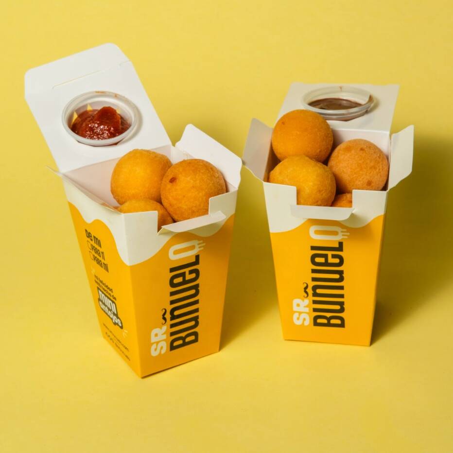 2 Cajitas Mini Buñuelos