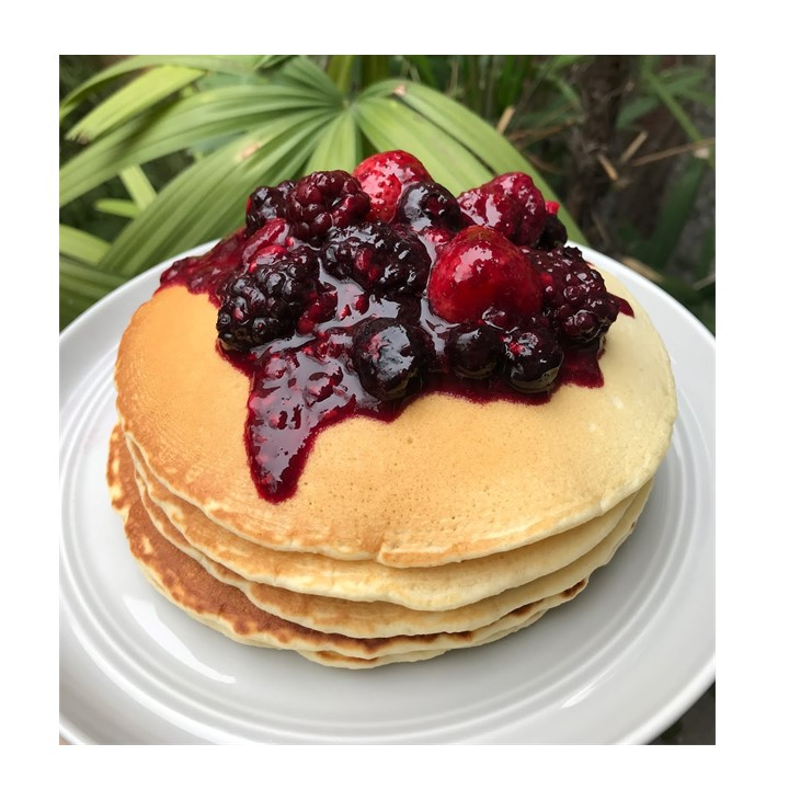 Hot Cake Frutos rojos