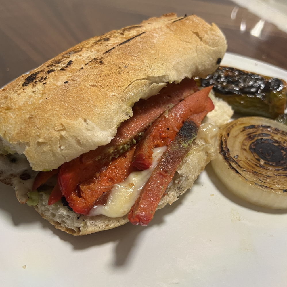 torta de salchichon para asar (al carbon)