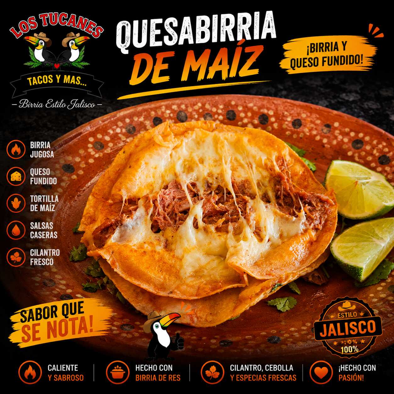 1 Quesabirria de Maíz