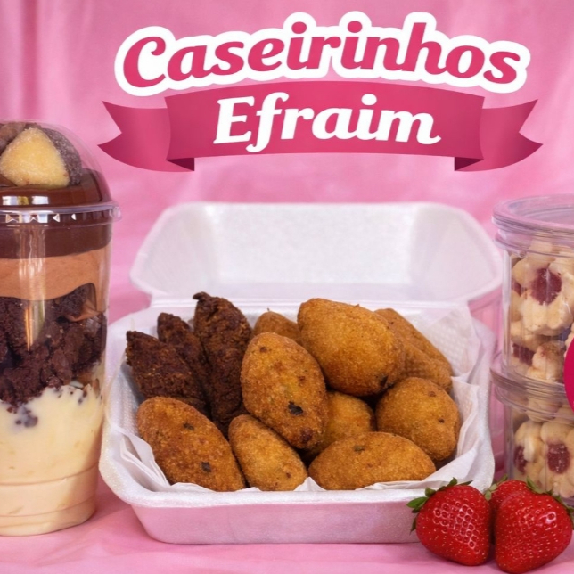 Combo Delícia Artesanal ✨ ✅ Copo da felicidade(casadinho Brownie) 200ml ✅ Porção de 12 salgadinhos crocantes ✅sequilhos de flor com goiabada 👉 Doce e salgado juntos em uma experiência irresistível