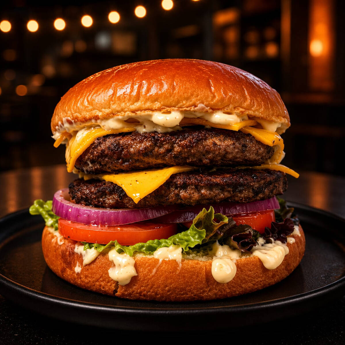 Hamburguesa Doble Clasica