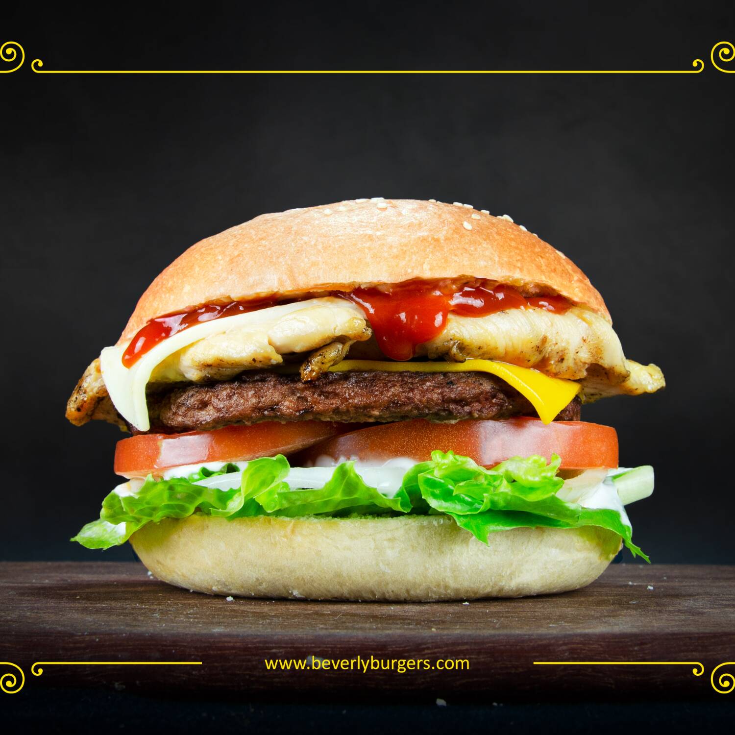 Hamburguesa Carne + Filete