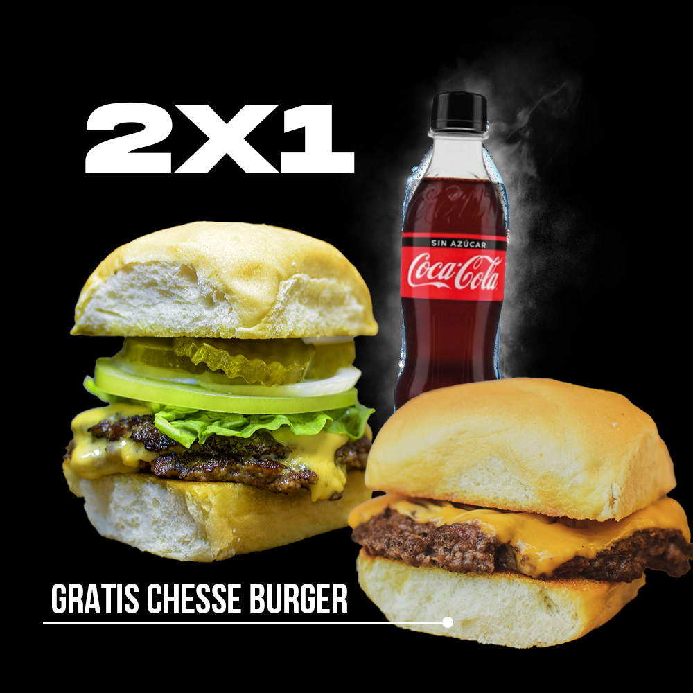COMBO CLASSIC BUN + CHEESE BUN Y BEBIDA GRATIS