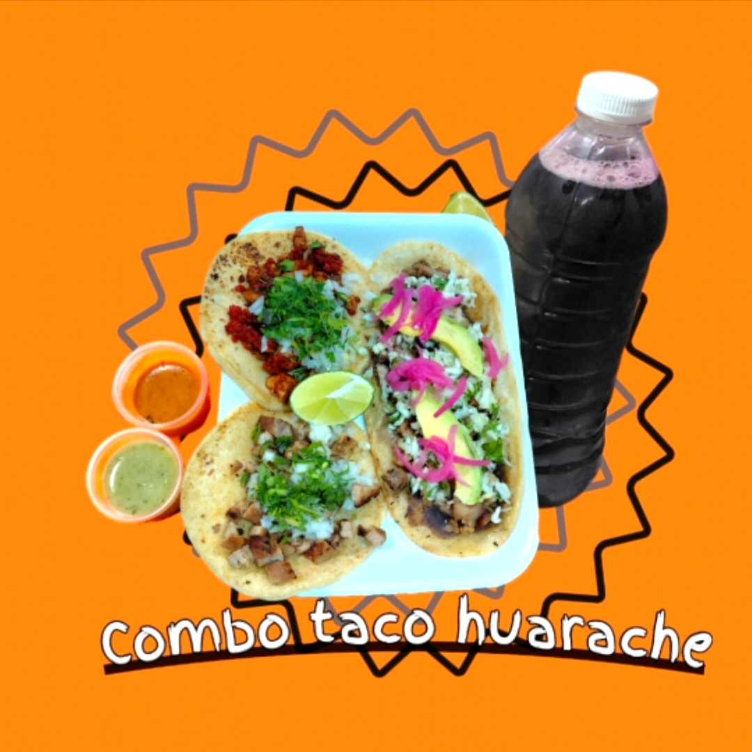 Taco Huarache + Agua Gratis