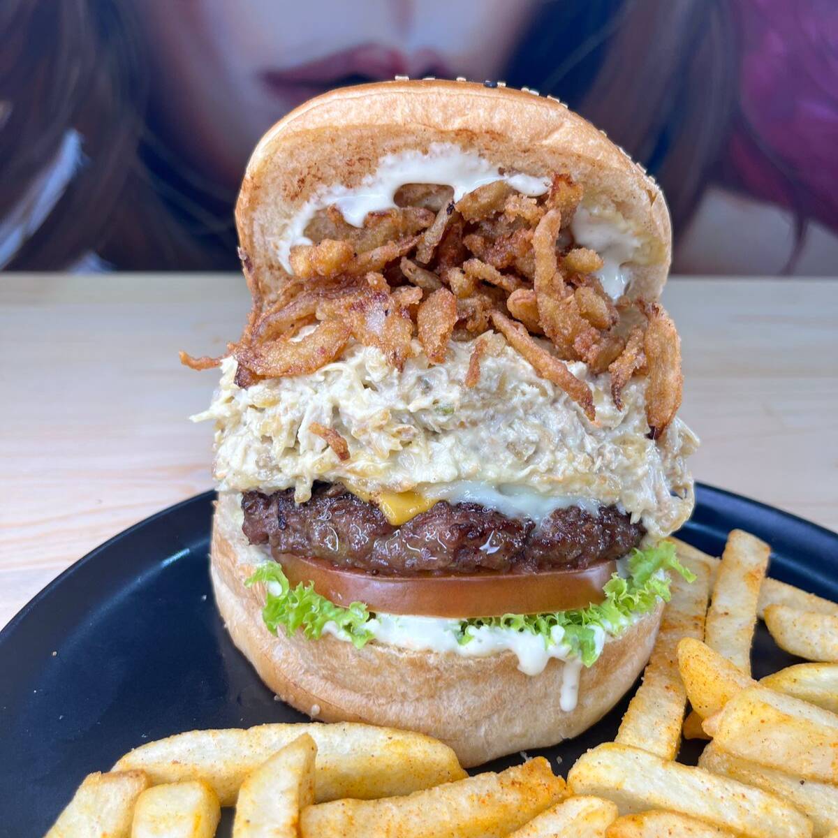 Hamburguesa PRIMITIVA + PAPA A LA FRANCESA