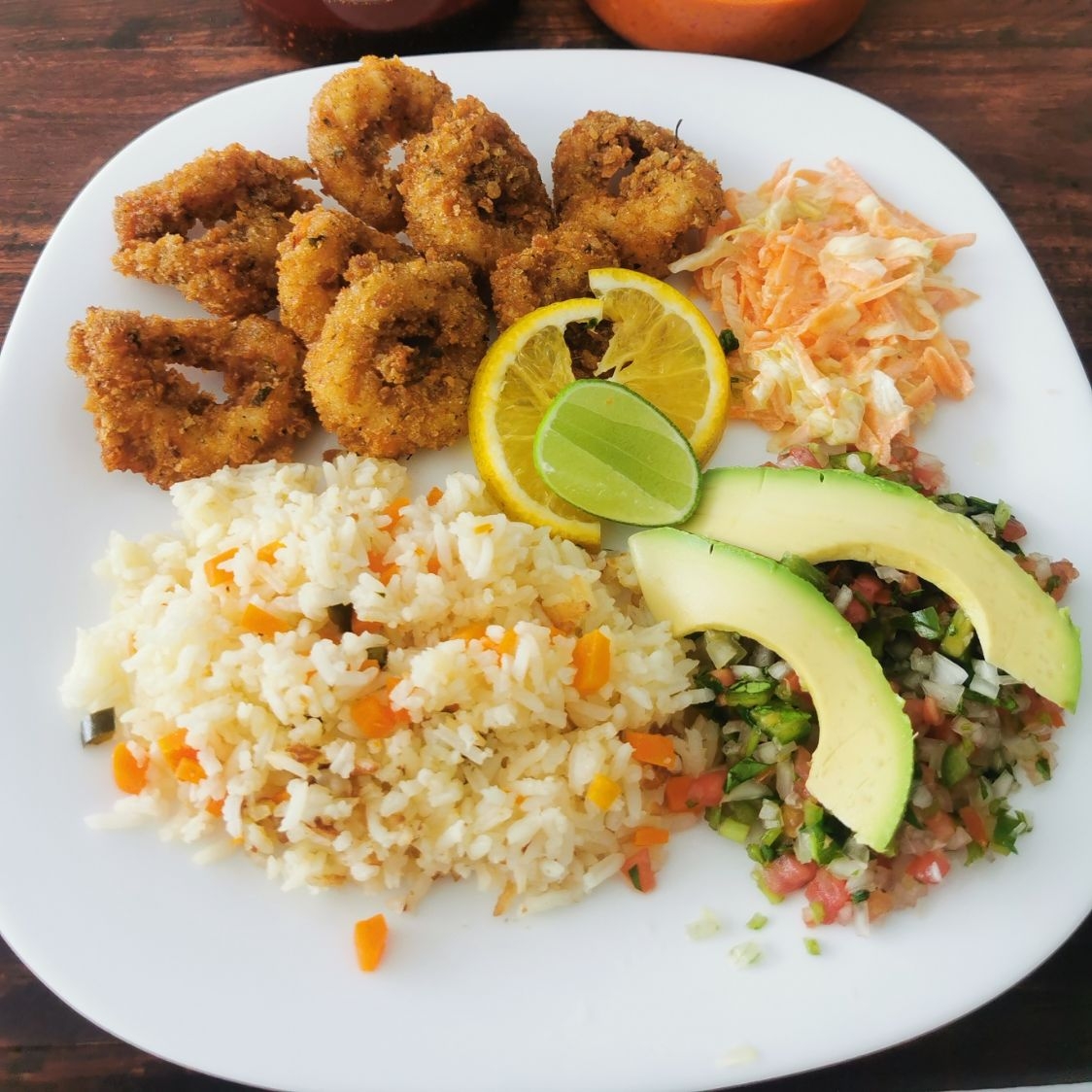 Camarones empanizados