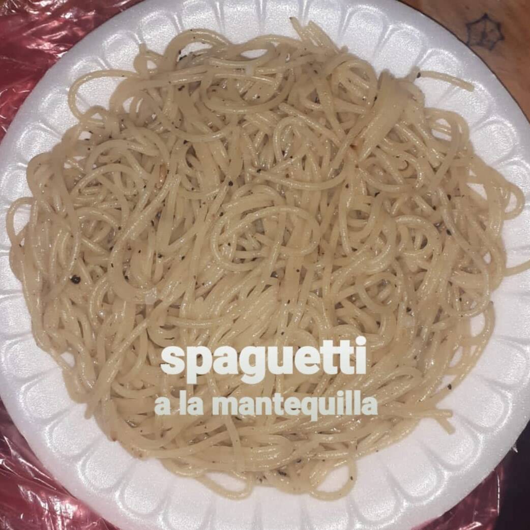 Spaguetti A la mantequilla